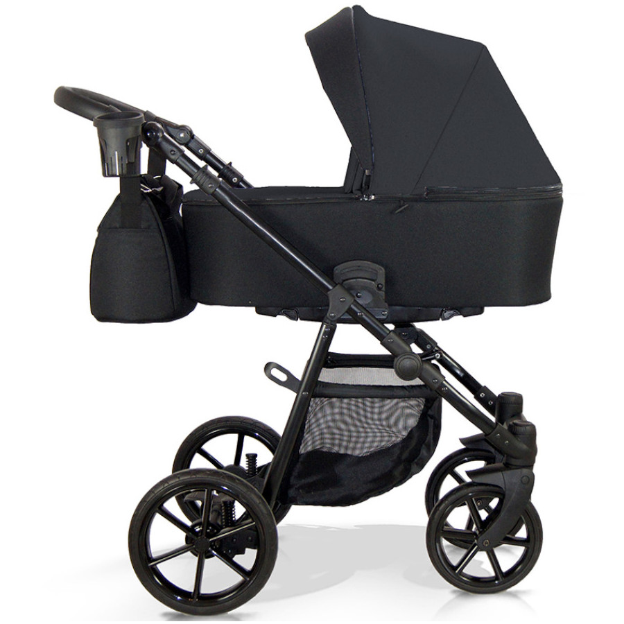 Wózek dziecięcy 2w1 Risso czarny / Milu Kids Wózek dziecięcy 2w1 Risso czarny / Milu Kids