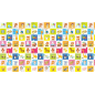 Mata piankowa dwustronna do zabawy 200x150 cm Happy day / Bocioland Mata piankowa dwustronna do zabawy 200x150 cm Happy day / Bocioland