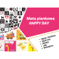 Mata piankowa dwustronna do zabawy 200x150 cm Happy day / Bocioland Mata piankowa dwustronna do zabawy 200x150 cm Happy day / Bocioland