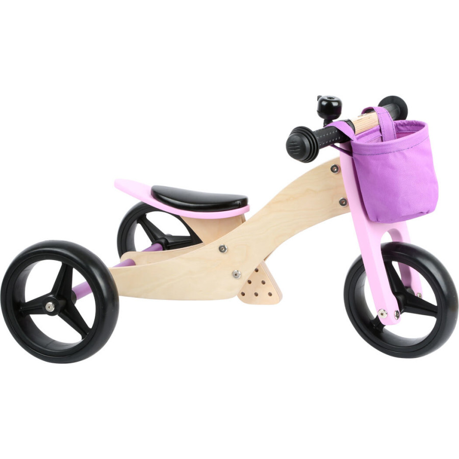 Rowerek biegowy 2w1 Trike różowy / Small Foot Design Rowerek biegowy 2w1 Trike różowy / Small Foot Design