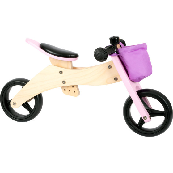 Rowerek biegowy 2w1 Trike różowy / Small Foot Design