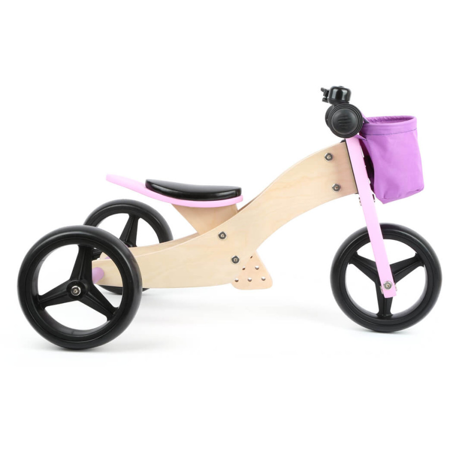 Rowerek biegowy 2w1 Trike różowy / Small Foot Design