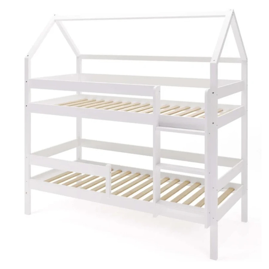 Łóżeczko piętrowe Eden Białe 200x90 cm / YappyKids Łóżeczko piętrowe Eden Białe 200x90 cm / YappyKids
