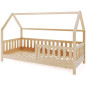 Łóżeczko młodzieżowe Trygg Naturalne 200x90 cm / YappyKids Łóżeczko młodzieżowe Trygg Naturalne 200x90 cm / YappyKids