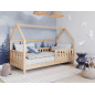 Łóżeczko młodzieżowe Trygg Naturalne 200x90 cm / YappyKids Łóżeczko młodzieżowe Trygg Naturalne 200x90 cm / YappyKids