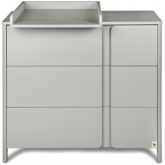 Komoda z przewijakiem Classic Szara / YappyKids