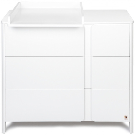 Komoda z przewijakiem Classic Biała / YappyKids