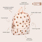 Plecak dla dzieci Cherry sand / Kidzroom