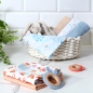Pieluszki muślinowe super miękkie 3 szt. Pomarańczowe / Babyono Pieluszki muślinowe super miękkie 3 szt. Pomarańczowe / Babyono