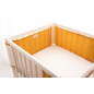 Ochraniacz do łóżeczka muślinowy 180x30 cm Musztardowy / Baby Matex Ochraniacz do łóżeczka muślinowy 180x30 cm Musztardowy / Baby Matex