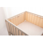 Ochraniacz do łóżeczka muślinowy 180x30 cm Kremowy / Baby Matex Ochraniacz do łóżeczka muślinowy 180x30 cm Kremowy / Baby Matex