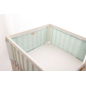 Ochraniacz do łóżeczka muślinowy 180x30 cm Miętowy / Baby Matex Ochraniacz do łóżeczka muślinowy 180x30 cm Miętowy / Baby Matex