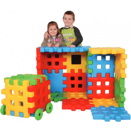 Ogromne klocki edukacyjne wafle 20 el. / Woopie