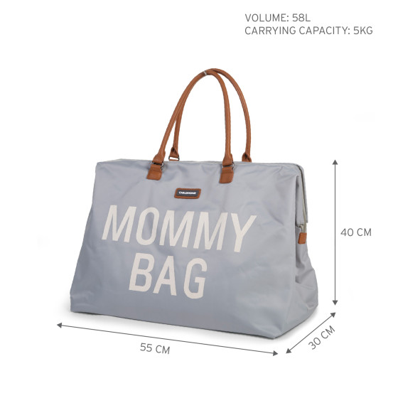 Torba Mommy Bag Szara / Childhome