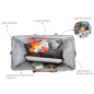 Torba Mommy Bag Szara / Childhome Torba Mommy Bag Szara / Childhome