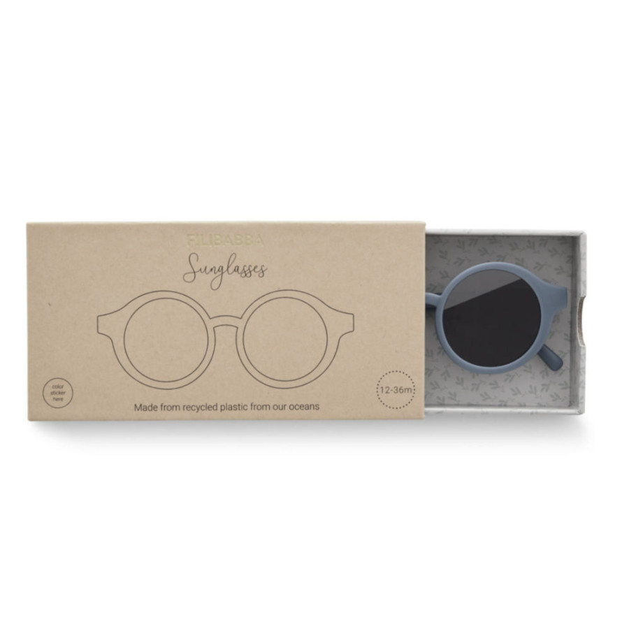 Dziecięce okulary przeciwsłoneczne (1-3) UV400 Warm blue / Filibabba