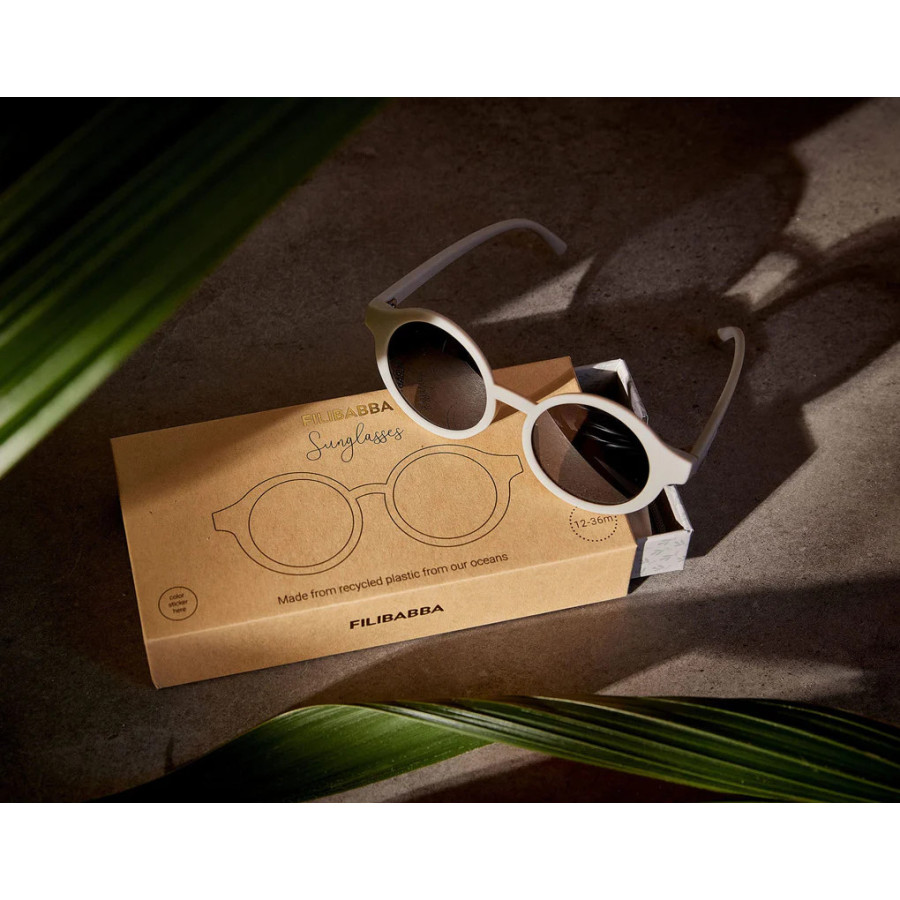 Dziecięce okulary przeciwsłoneczne (1-3) UV400 Grey / Filibabba