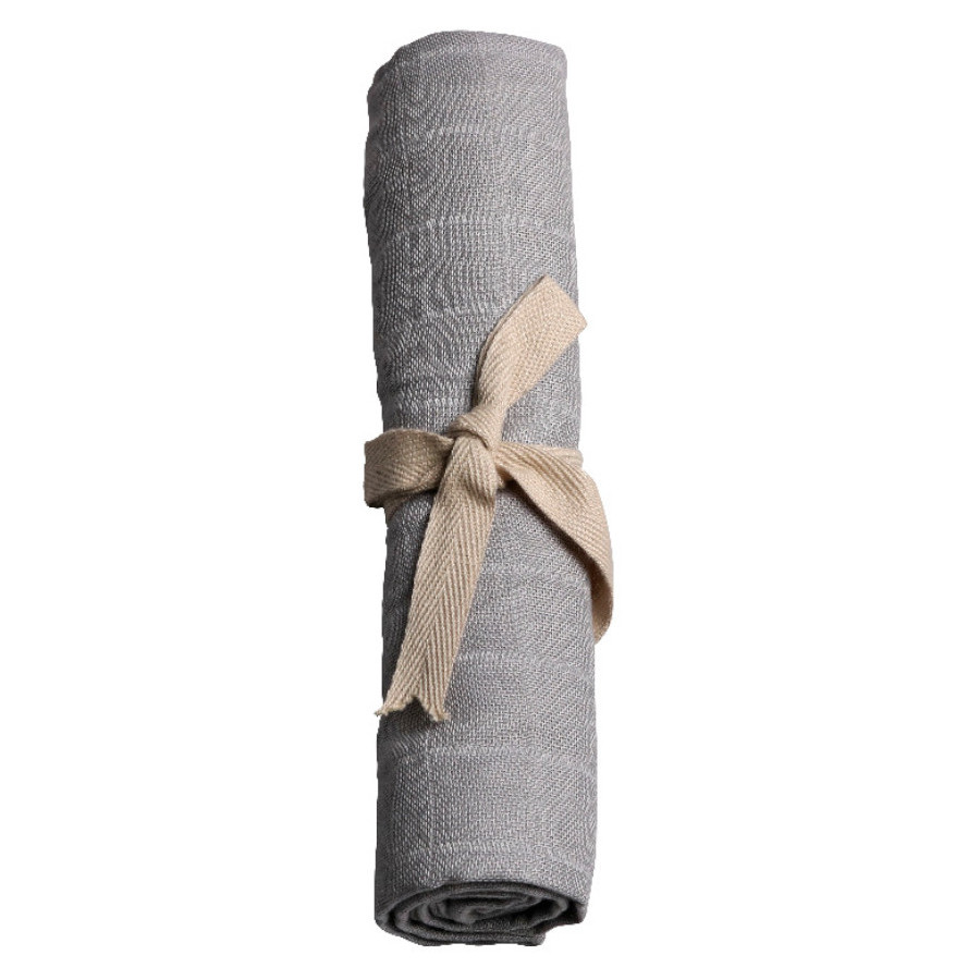Pieluszka muślinowa 65x65 cm Grey / Filibabba Pieluszka muślinowa 65x65 cm Grey / Filibabba