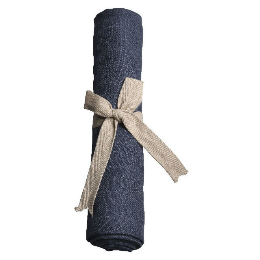 Pieluszka muślinowa 65x65 cm Dark Blue / Filibabba Pieluszka muślinowa 65x65 cm Dark Blue / Filibabba