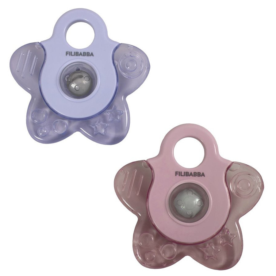 Gryzak chłodzący Cooling Star 2 szt. Rose / Filibabba