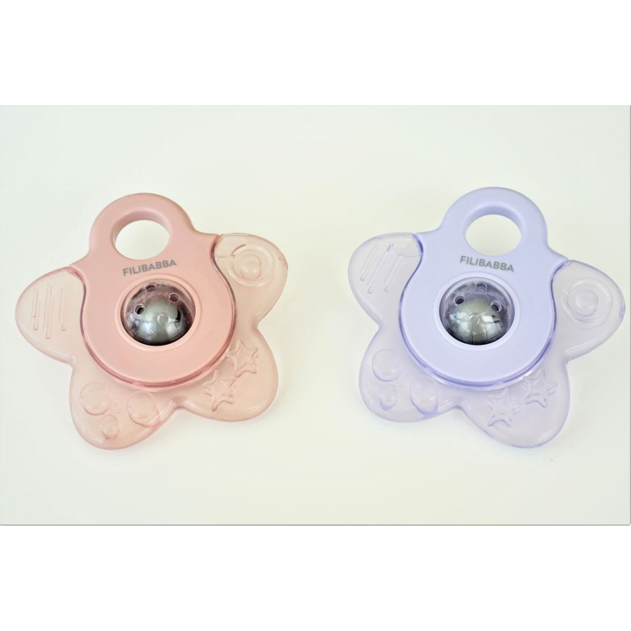 Gryzak chłodzący Cooling Star 2 szt. Rose / Filibabba