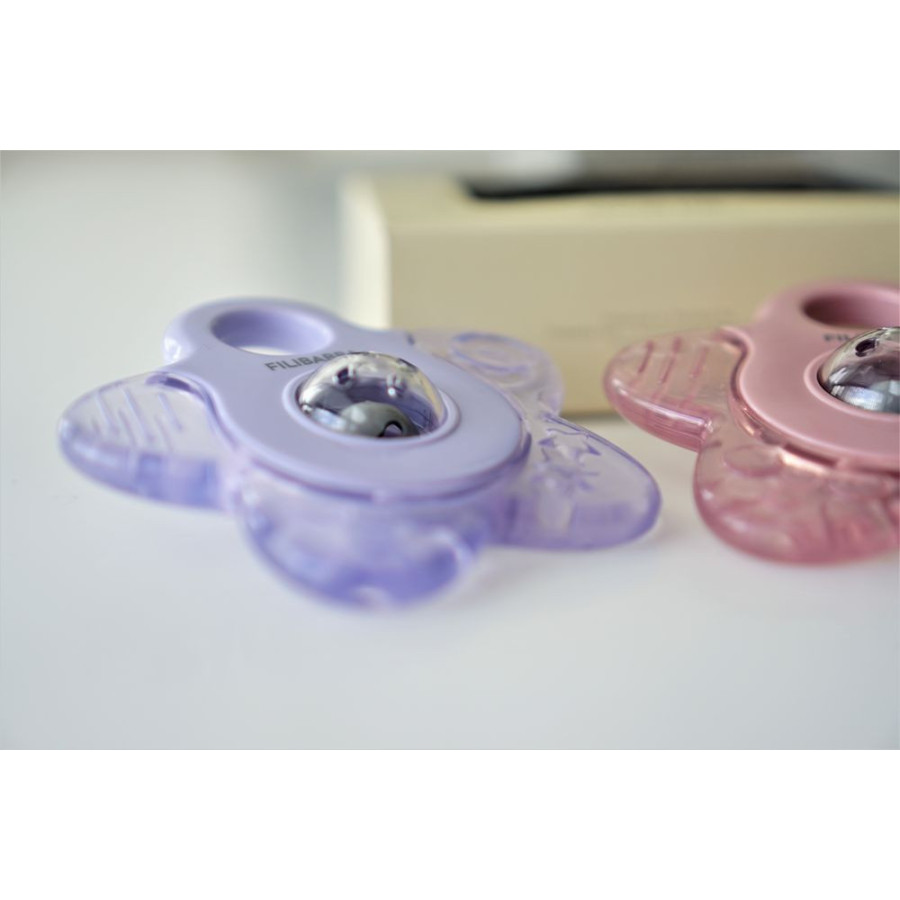 Gryzak chłodzący Cooling Star 2 szt. Rose / Filibabba