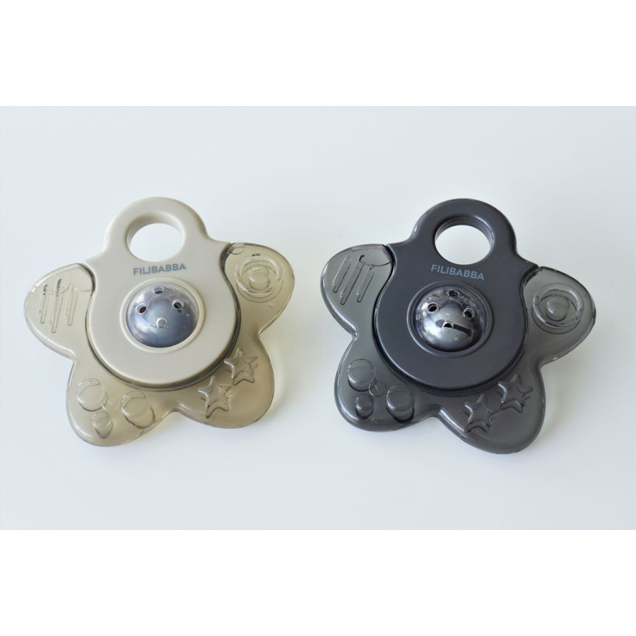 Gryzak chłodzący Cooling Star 2 szt. Grey / Filibabba