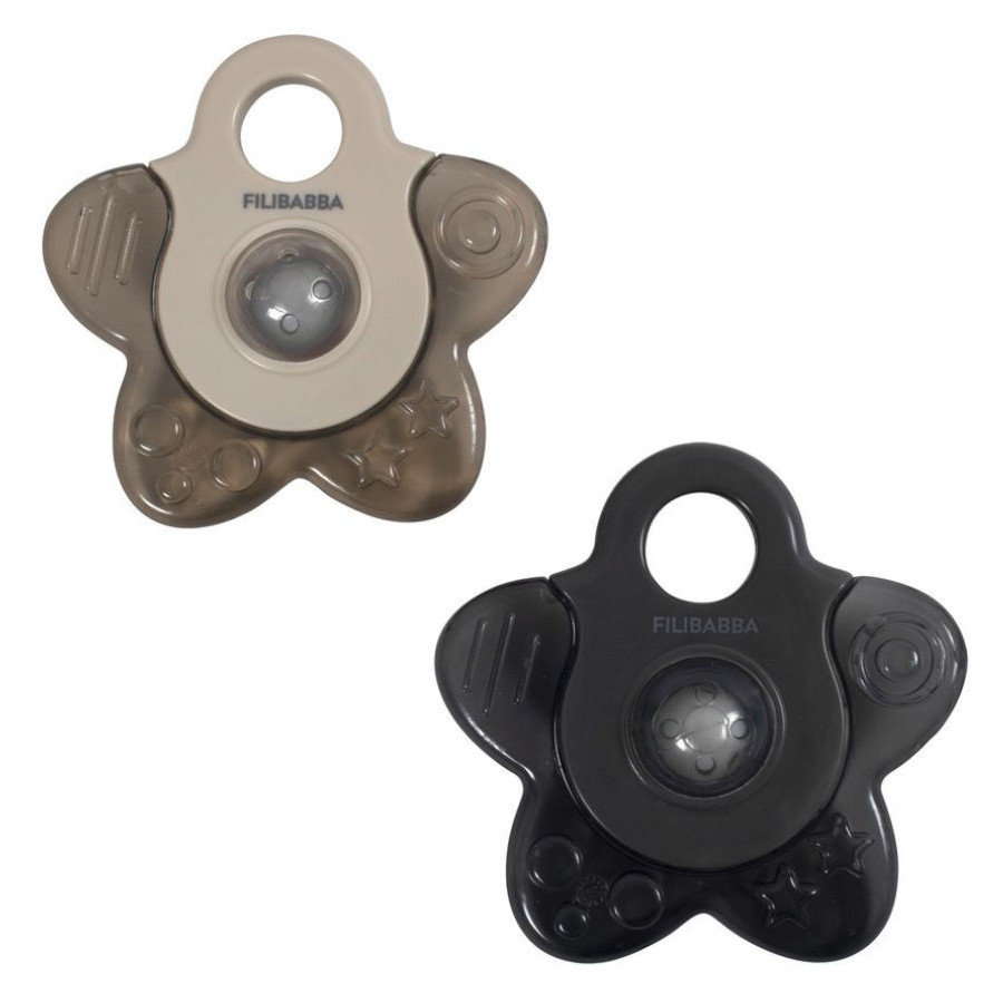 Gryzak chłodzący Cooling Star 2 szt. Grey / Filibabba Gryzak chłodzący Cooling Star 2 szt. Grey / Filibabba