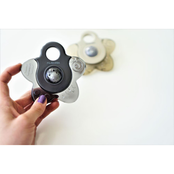 Gryzak chłodzący Cooling Star 2 szt. Grey / Filibabba