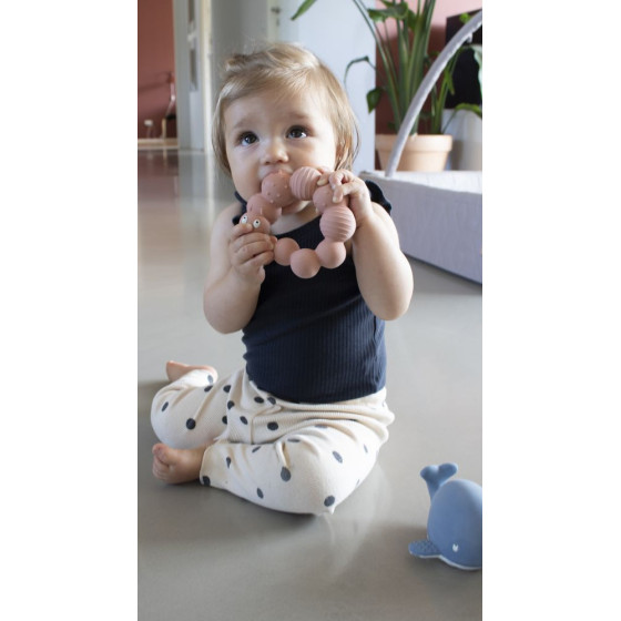Gryzak sensoryczny gumowy Gąsienica Lilly / Filibabba