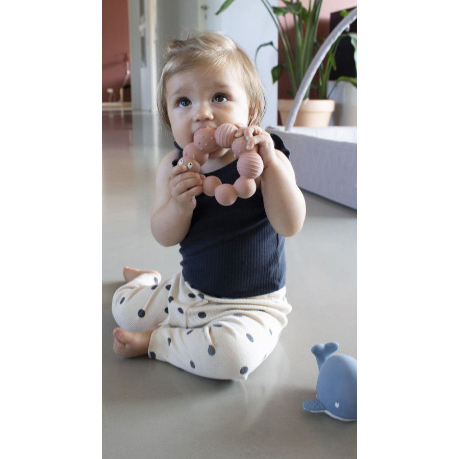 Gryzak sensoryczny gumowy Gąsienica Lilly / Filibabba