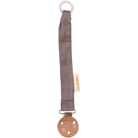Zawieszka do smoczka Dark Grey / Filibabba