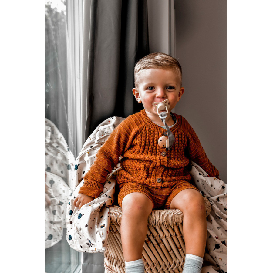 Zawieszka do smoczka Dark Grey / Filibabba