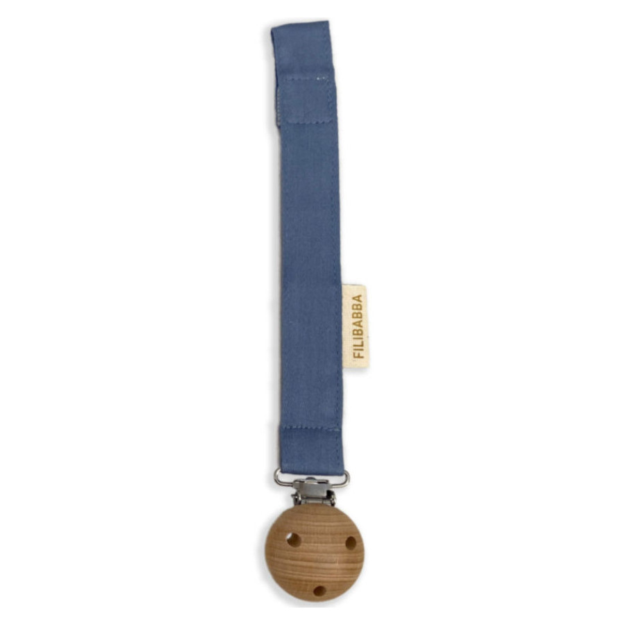 Zawieszka do smoczka na rzep Warm blue / Filibabba Zawieszka do smoczka na rzep Warm blue / Filibabba