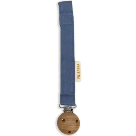 Zawieszka do smoczka na rzep Warm blue / Filibabba