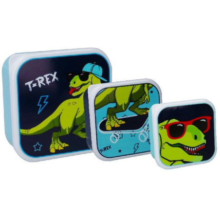 Śniadaniówka snack box 3w1 Dino T-Rex / Pret