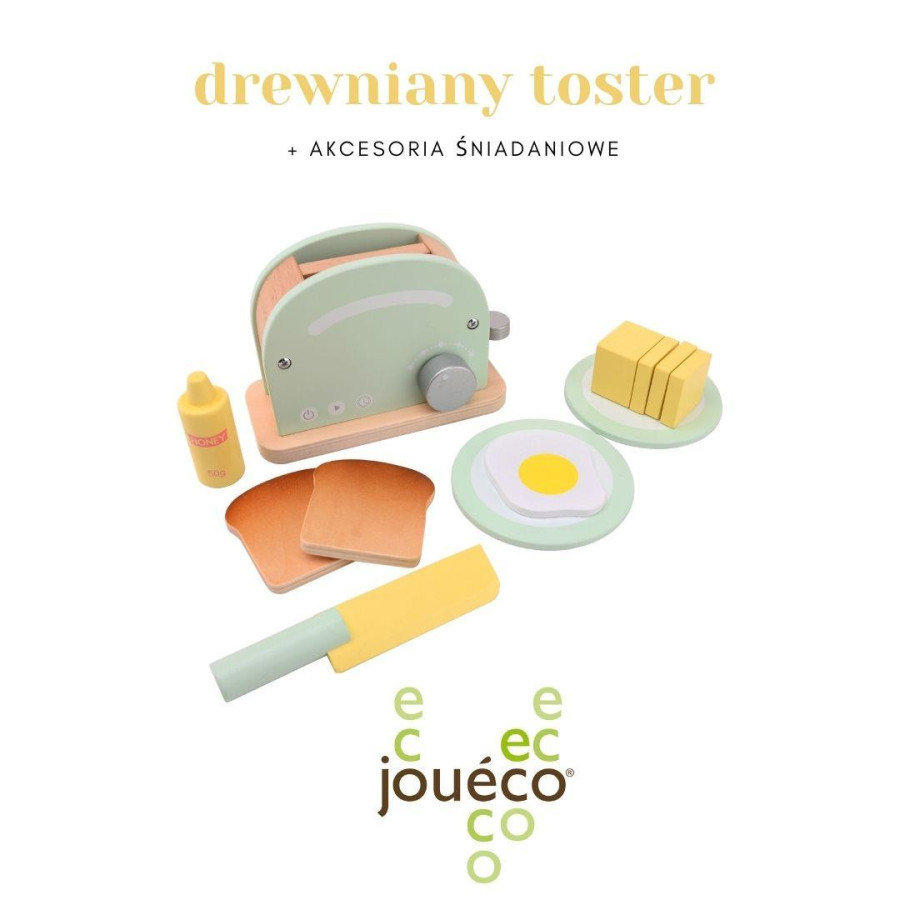 Toster + akcesoria śniadaniowe / Joueco