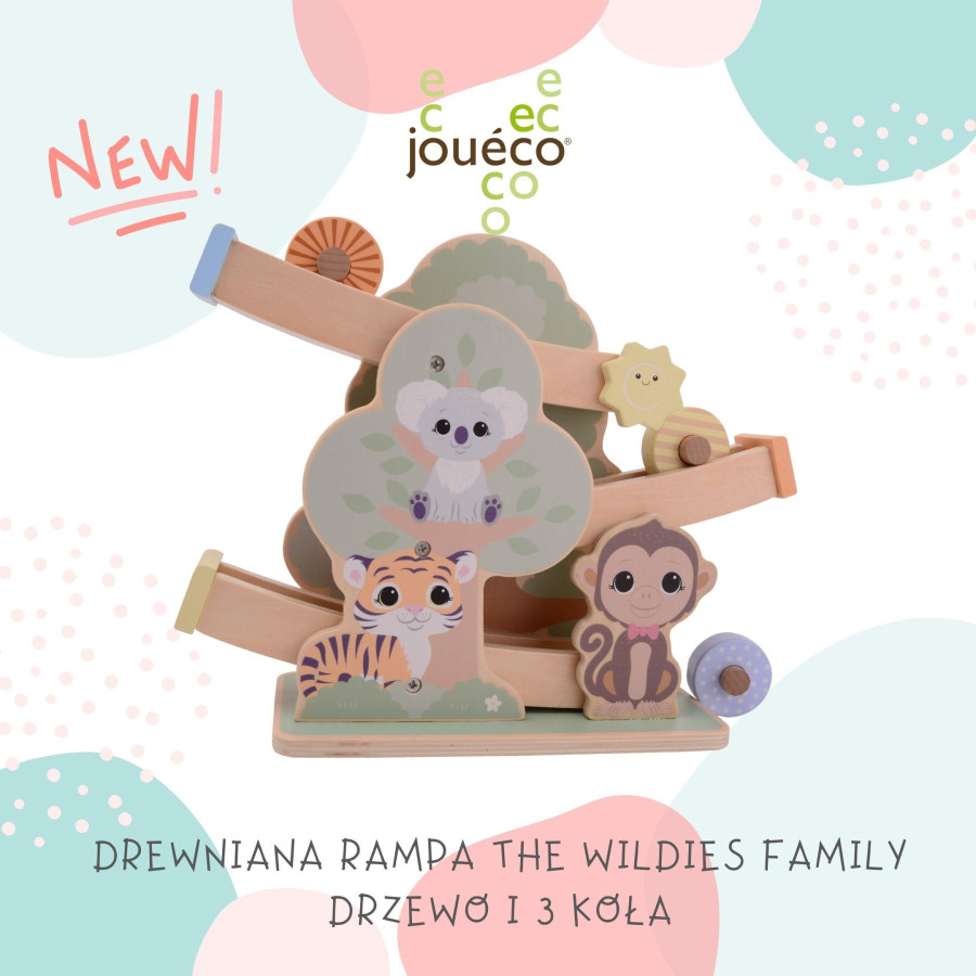 Rampa drzewo i 3 koła The Wildies Family / Joueco