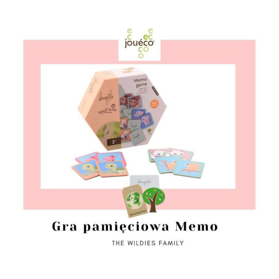 Gra pamięciowa Memory The Wildies Family / Joueco