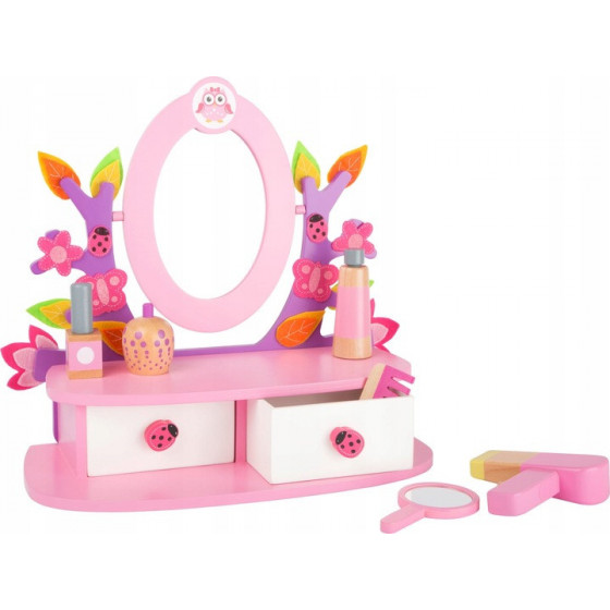 Różowa toaletka do makijażu dla dzieci / Small Foot Design