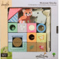 Drewniane klocki Discovery The Wildies Family / Joueco