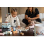 Drewniane klocki w wiaderku 50 el. The Wildies Family / Joueco