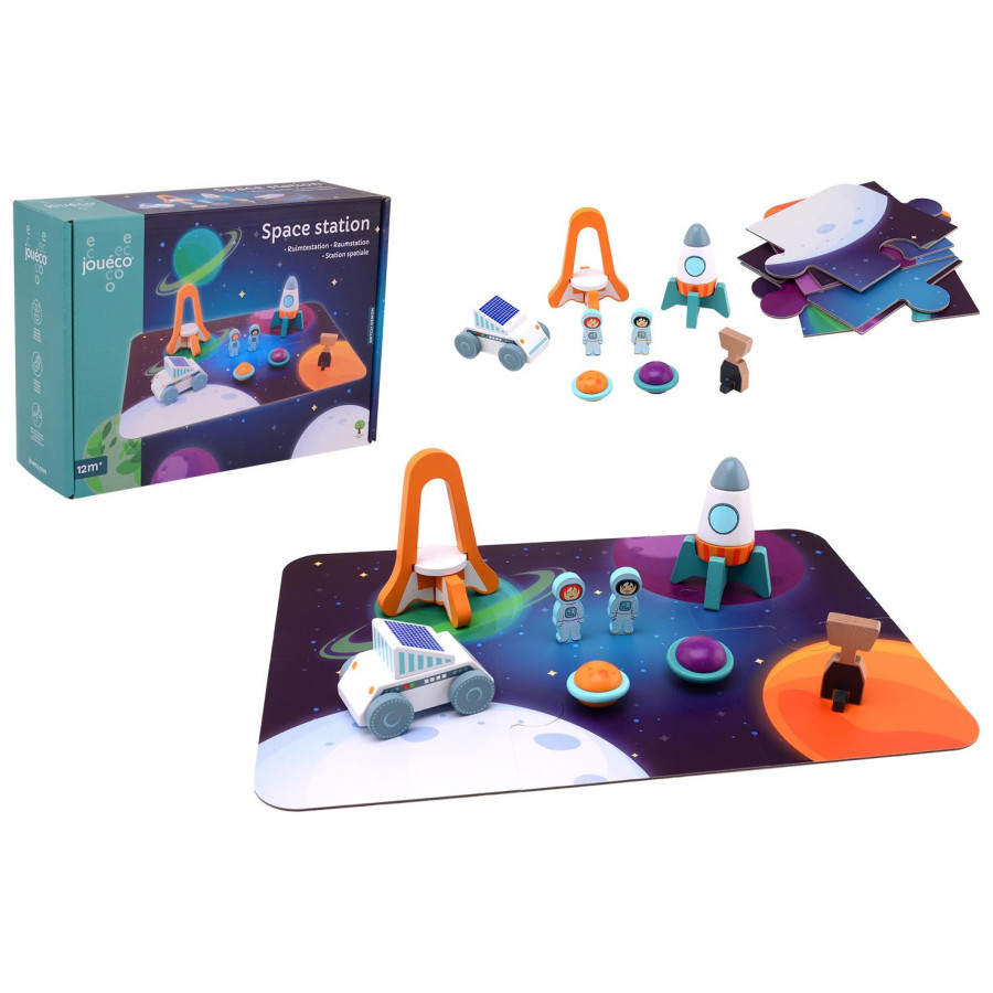 Stacja kosmiczna i puzzle / Joueco