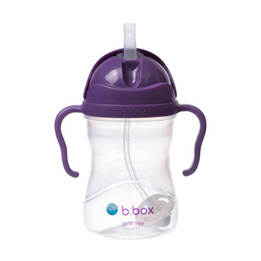 Bidon ze słomką 240 ml Winogronowy / B.box