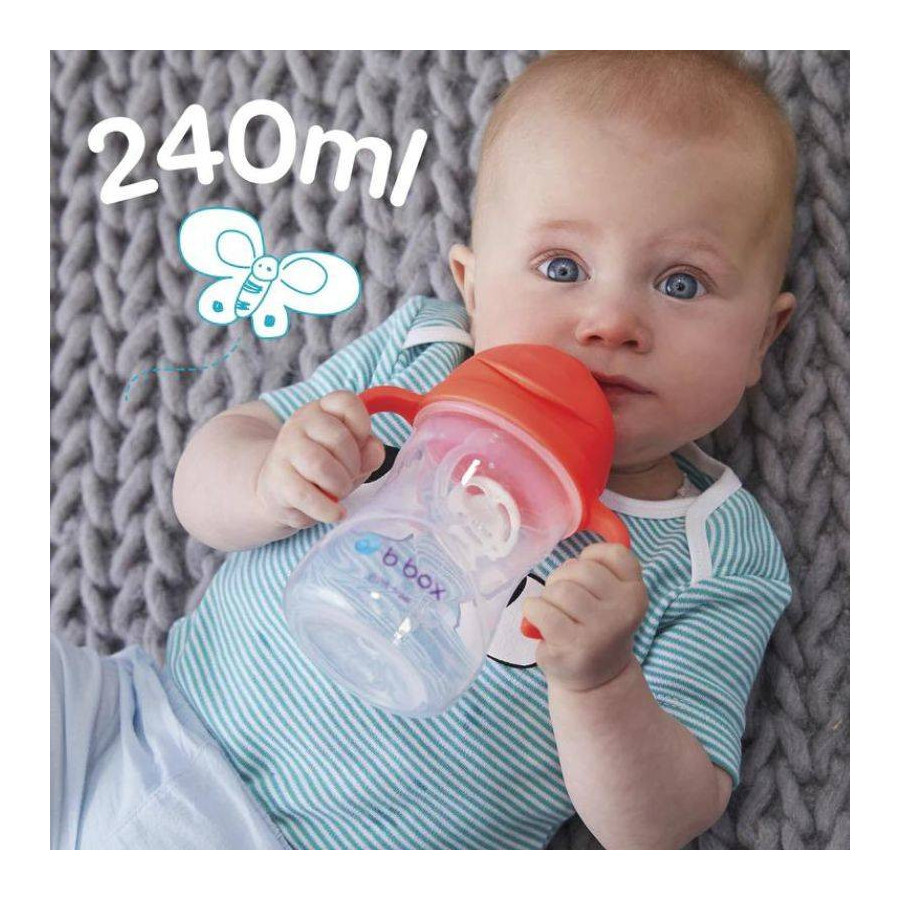 Bidon ze słomką 240 ml Ananasowy / B.box