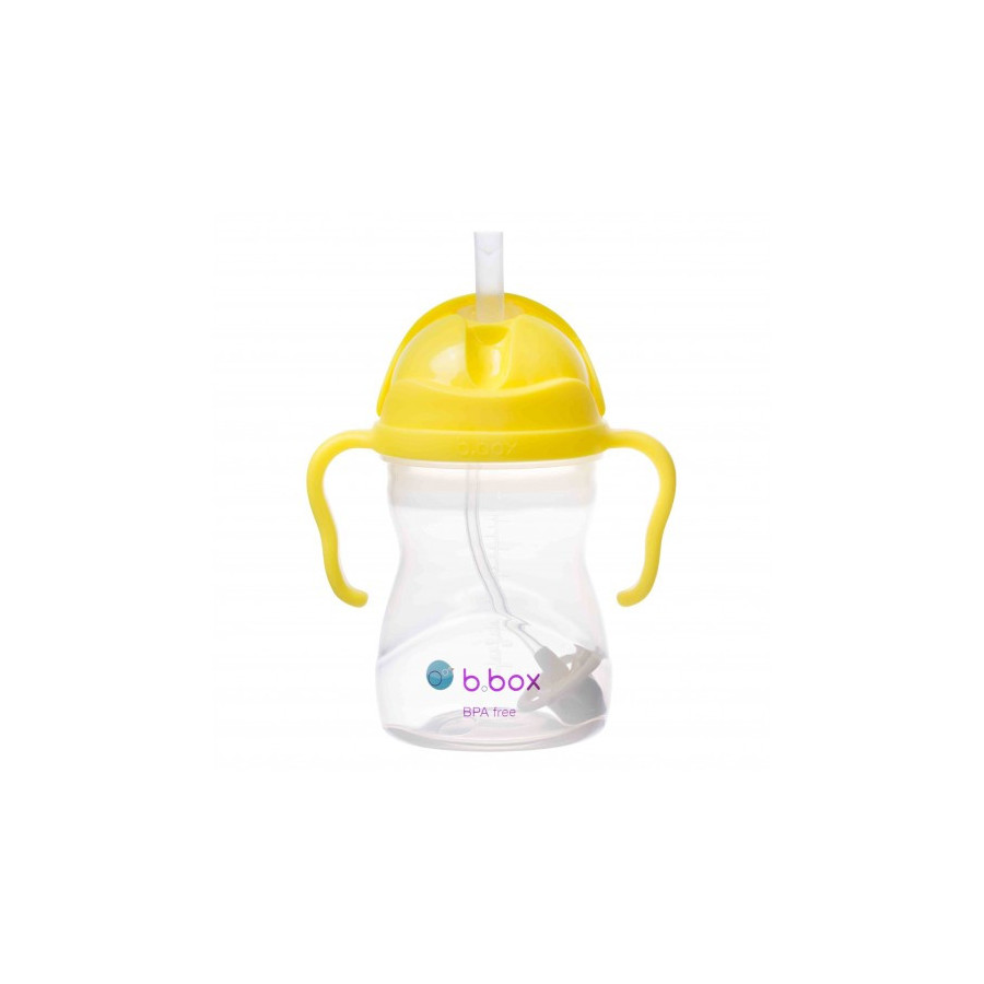 Bidon ze słomką 240 ml Cytrynowy / B.box
