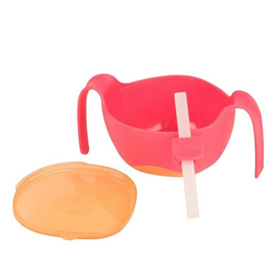 Miseczka ze słomką Strawberry shake / B.box