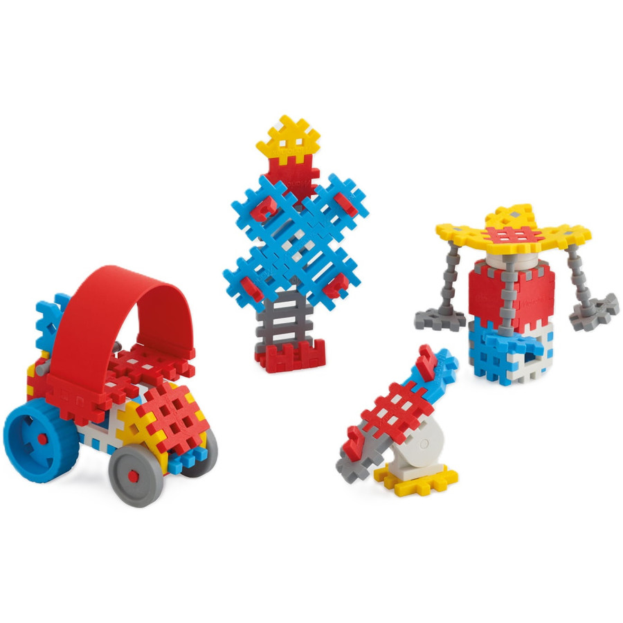 Klocki mini waffle konstruktor 70 el. / Marioinex Klocki mini waffle konstruktor 70 el. / Marioinex