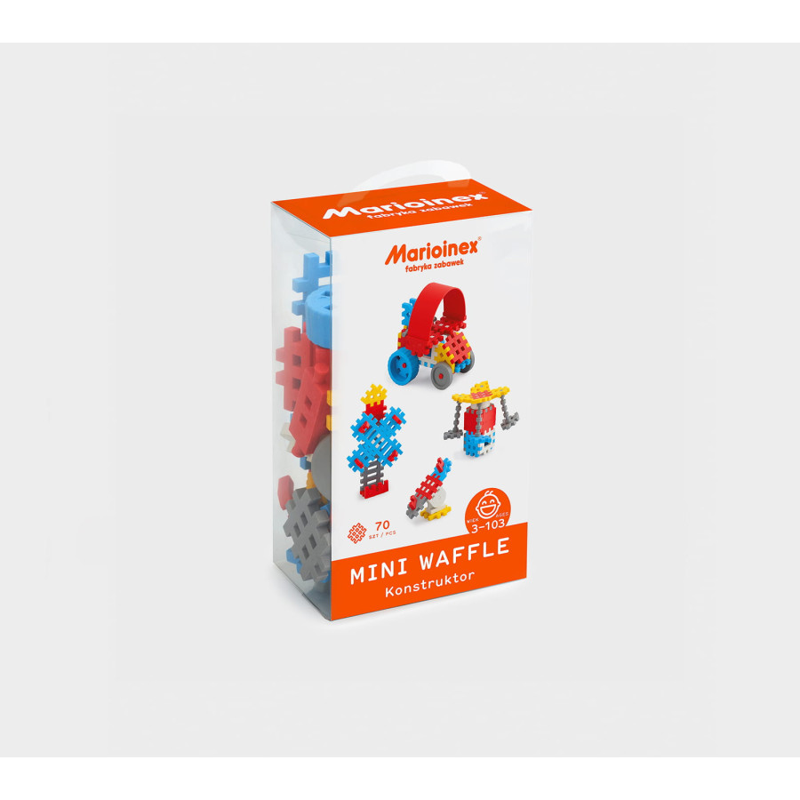 Klocki mini waffle konstruktor 70 el. / Marioinex
