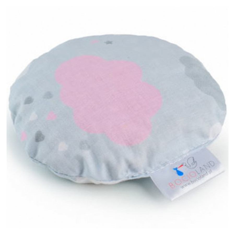 Termofor z pestkami wiśni 180g Chmurki różowe / Bocioland Termofor z pestkami wiśni 180g Chmurki różowe / Bocioland